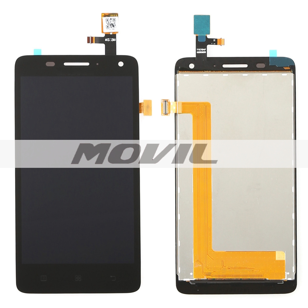 black lcd display touch screen digitizer full assembly replacement parts for Lenovo S660 S668